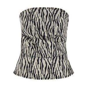 Rotate Birger Christensen Women's Printed Denim Top